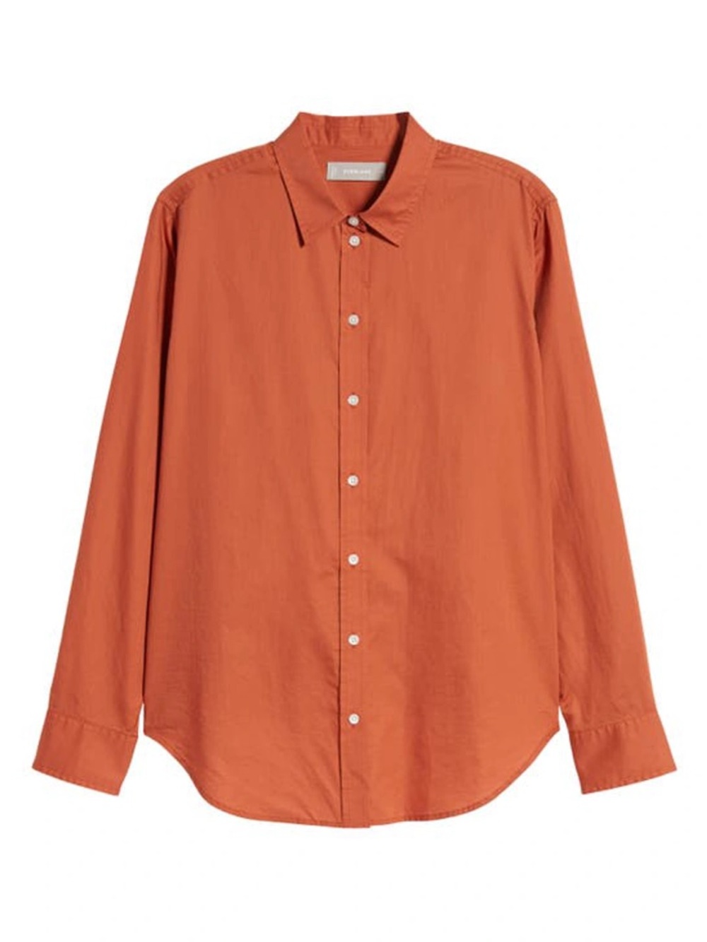 Everlane Women's Button-Down Shirt in Canyon Orange “The Must-Have Shirt”